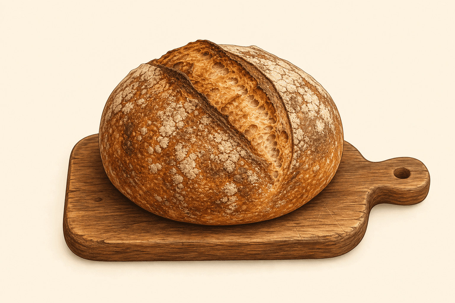 Surdeigsbrød fra hjemmebakeri
